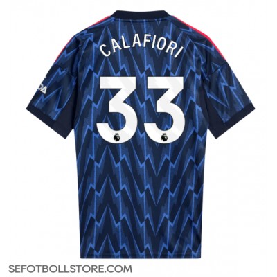 Arsenal Riccardo Calafiori #33 Replika Bortatröja 2025-26 Kortärmad Arsenal Riccardo Calafiori #33 Replika Bortatröja 2025-26 Kortärmad